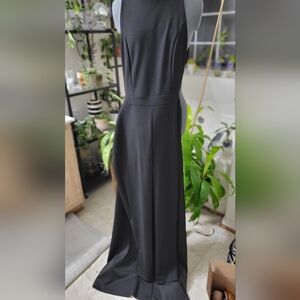 Black Jumpsuit With Cape